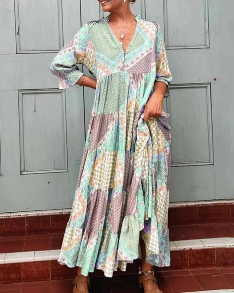 TUNI - PRINTED MAXI DRESS