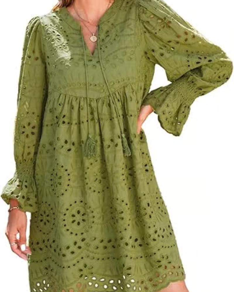 ARANIE - CASUAL LACE DRESS