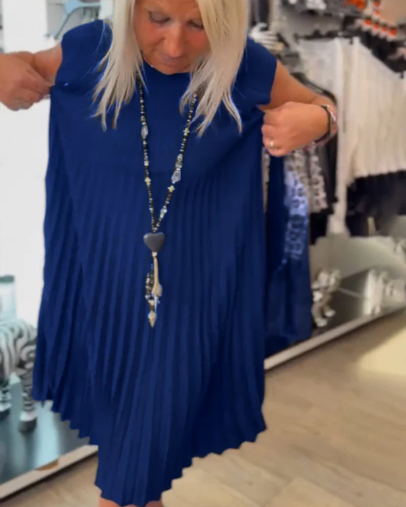 NARASIA - TRENDY PLEATED DRESS #RSA9618