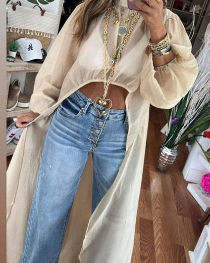 NYXELLE - Lace Maxi Top