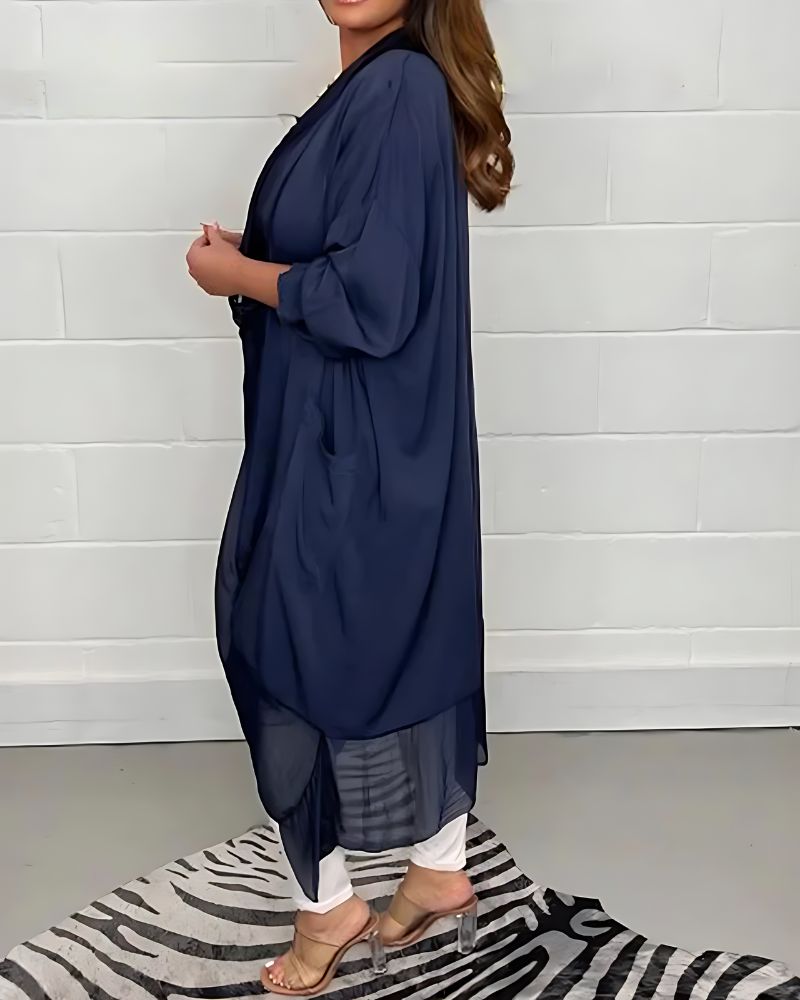 ORESA - SILKY LOOSE CARDIGAN