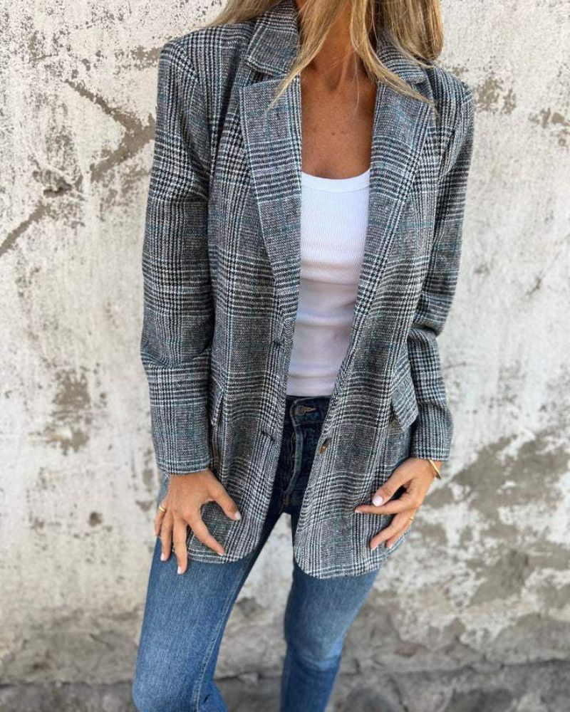 EIRA - Timeless checked blazer #NEO8722R