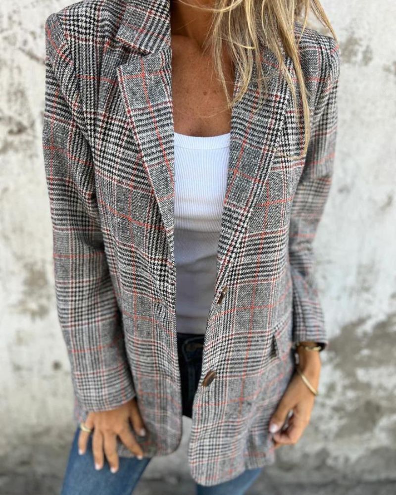EIRA - Timeless checked blazer #NEO8722R