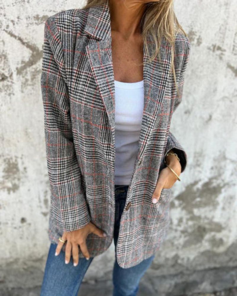 EIRA - Timeless checked blazer #NEO8722R