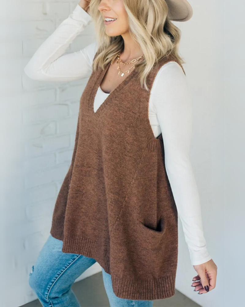 AROLA - Cozy Knit Vest #VEV34889