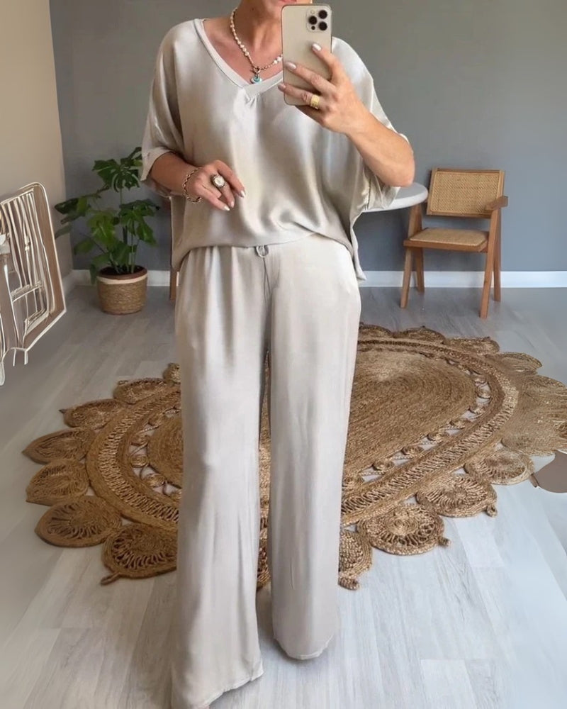 DALORES - SATIN 2 PIECE SET