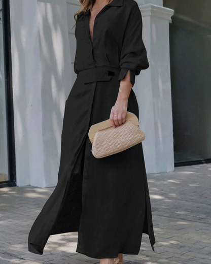 MELEIA - Cotton and linen maxi dress