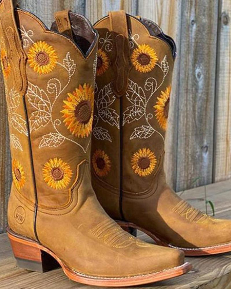 SUNNYWALK - Sunflower boots #CHI6267
