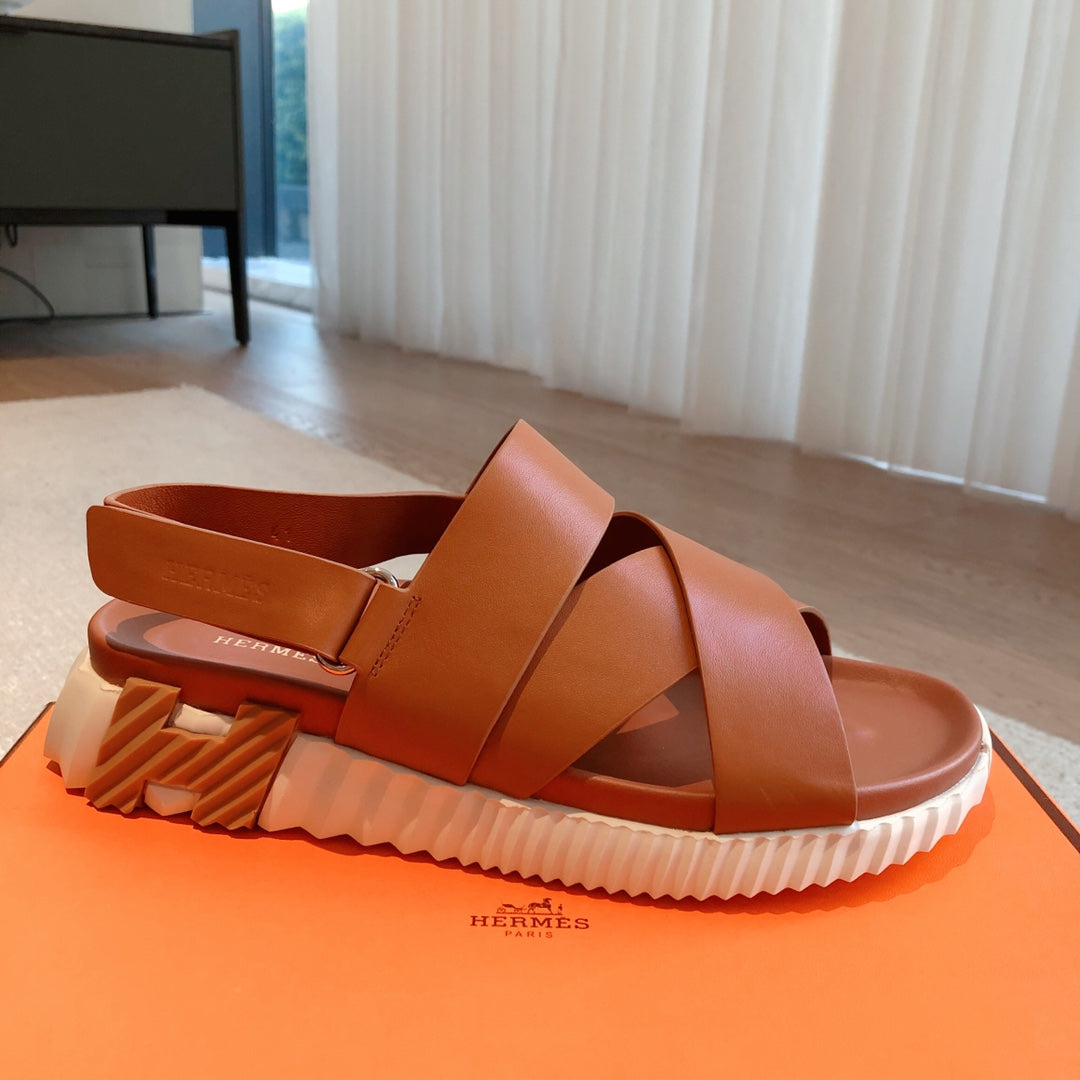 HM ELECTRIC SANDAL FIRE CALFSKIN