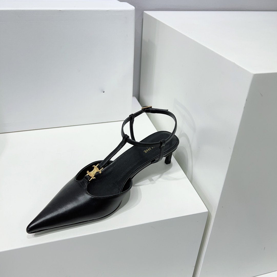 cl kitten t-bar 75 black calfskin