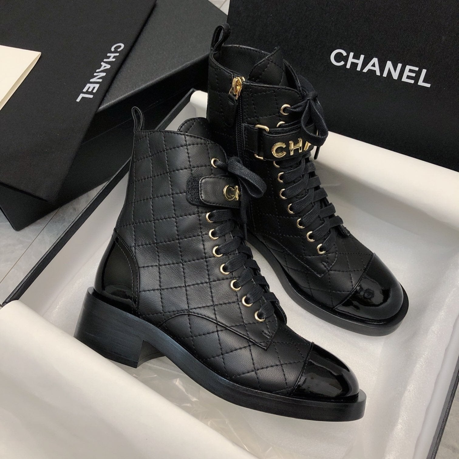 chanel boot