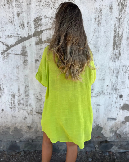 IZELA - Casual Shirt & Shorts Set