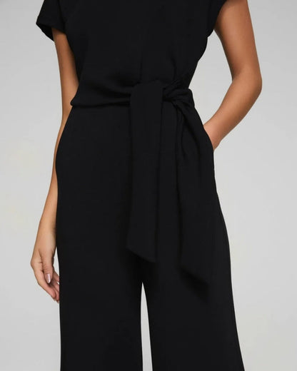 JULINA - High-Waisted Wide-Leg Jumpsuit