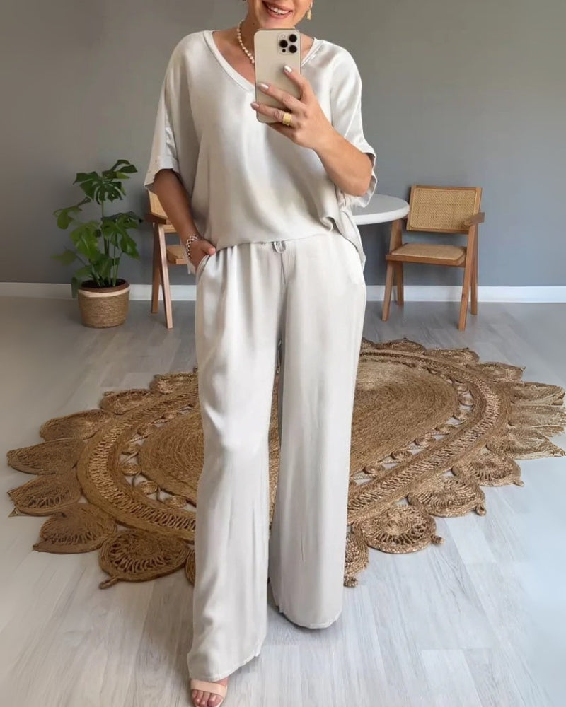 DALORES - SATIN 2 PIECE SET