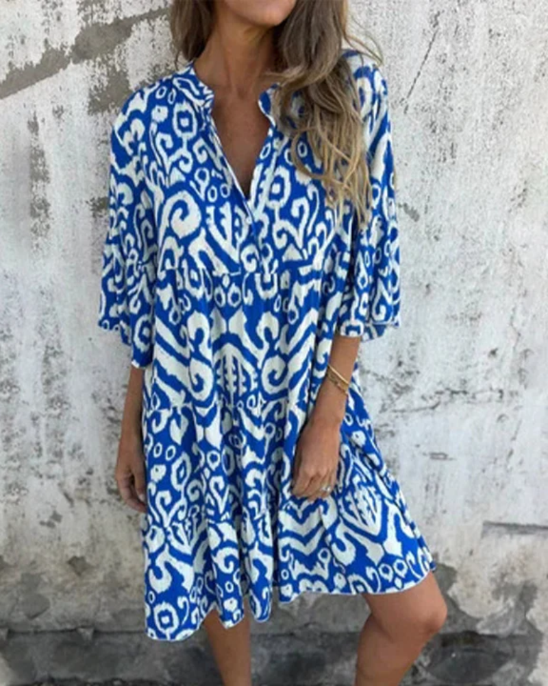 ARESE - CASUAL PRINTED DRESS