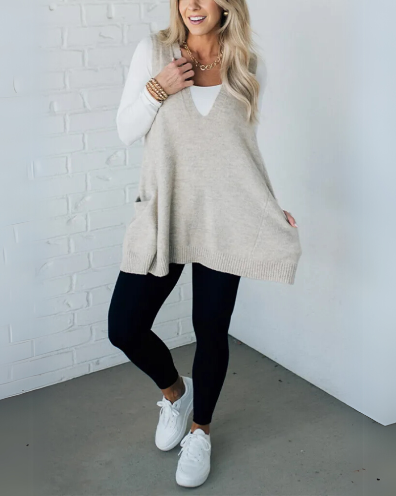 AROLA - Cozy Knit Vest #VEV34889