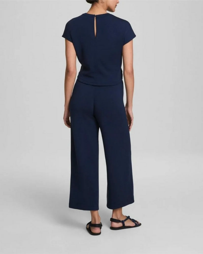 JULINA - High-Waisted Wide-Leg Jumpsuit