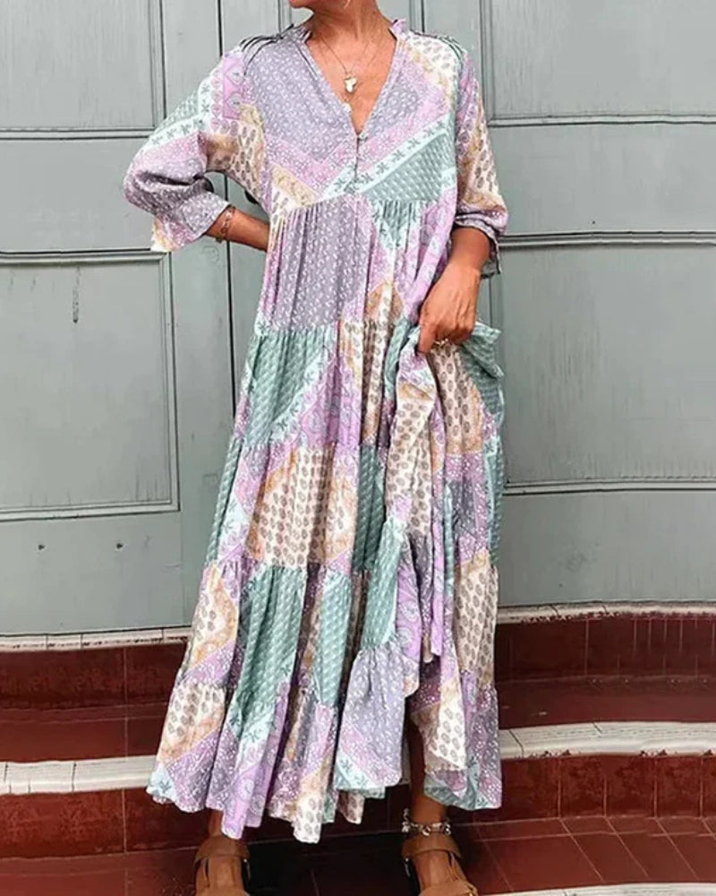 TUNI - PRINTED MAXI DRESS
