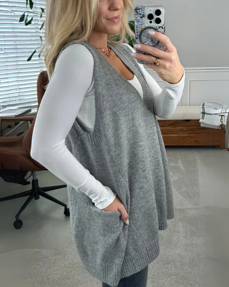 AROLA - Cozy Knit Vest #VEV34889
