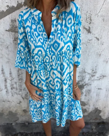 ARESE - CASUAL PRINTED DRESS