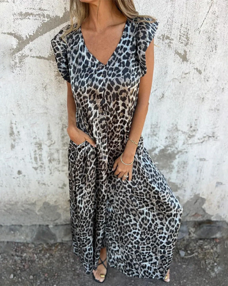 MARMARELA - Effortless V-Neck Jumpsuit