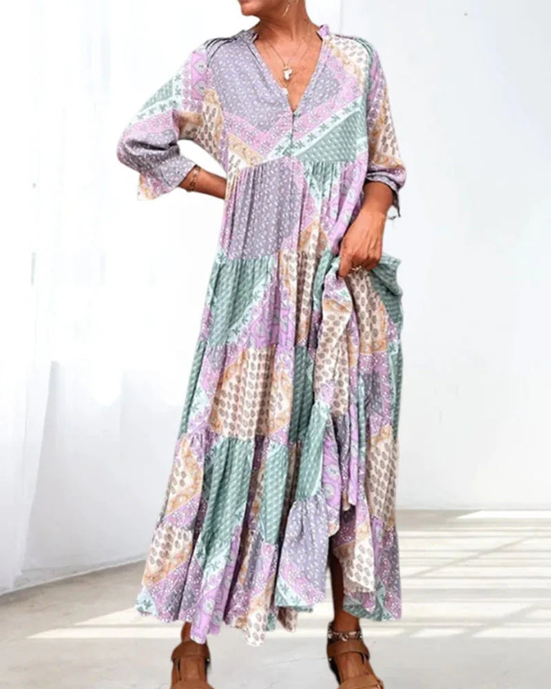 TUNI - PRINTED MAXI DRESS
