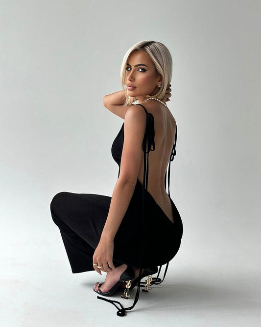 SERENITY - BACKLESS MAXI DRESS