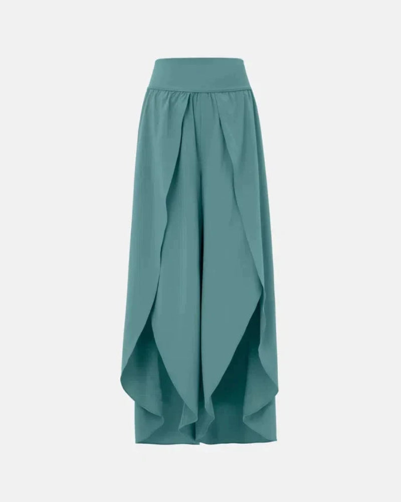 JELA - SPLIT WIDE LEG PALAZZO PANTS
