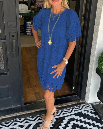 DAROLA - STYLISH LACE DRESS