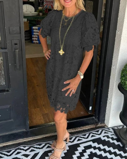 DAROLA - STYLISH LACE DRESS