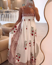TULUM - FLORAL SWING MAXI DRESS