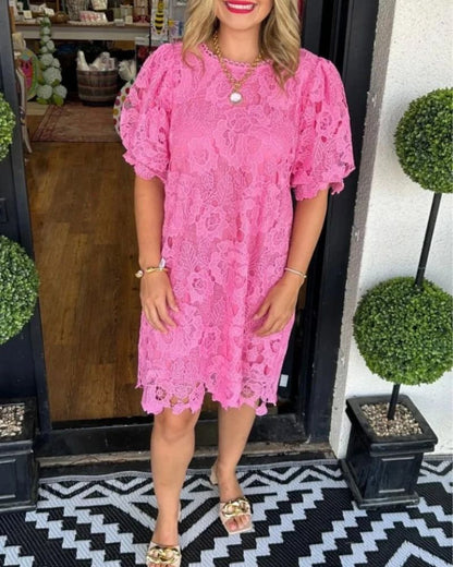 DAROLA - STYLISH LACE DRESS