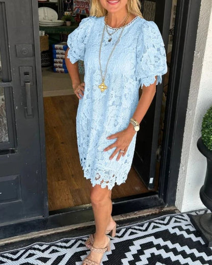 DAROLA - STYLISH LACE DRESS