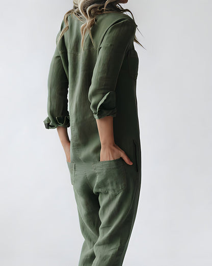 JOYA - COMFY LONG-SLEEVED JUMPSUIT
