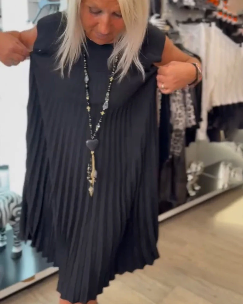 NARASIA - TRENDY PLEATED DRESS #RSA9618