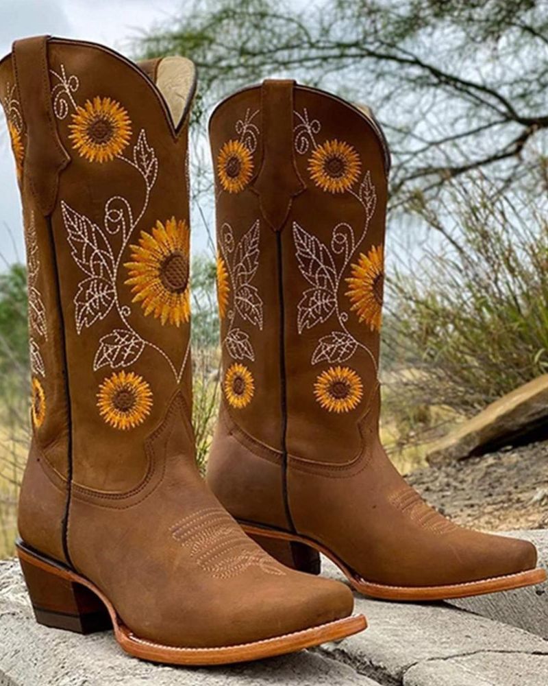 SUNNYWALK - Sunflower boots