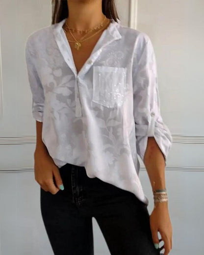 DARYA - FLORAL POCKET TOP