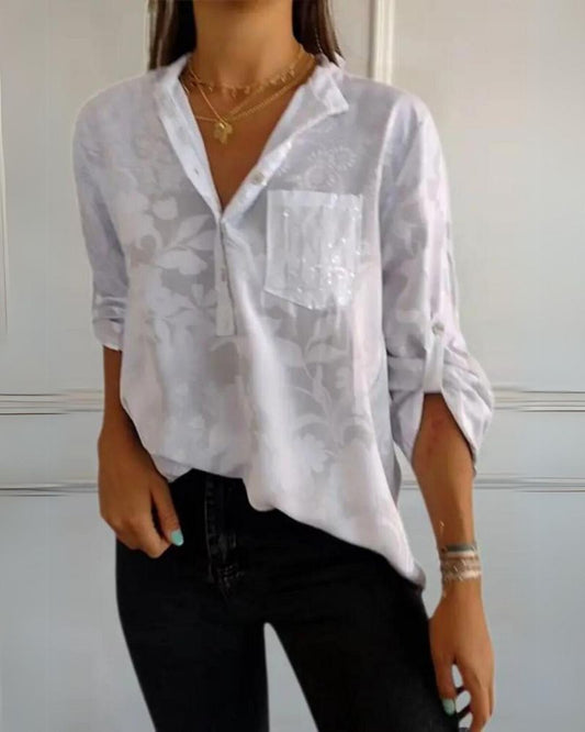 DARYA - FLORAL POCKET TOP