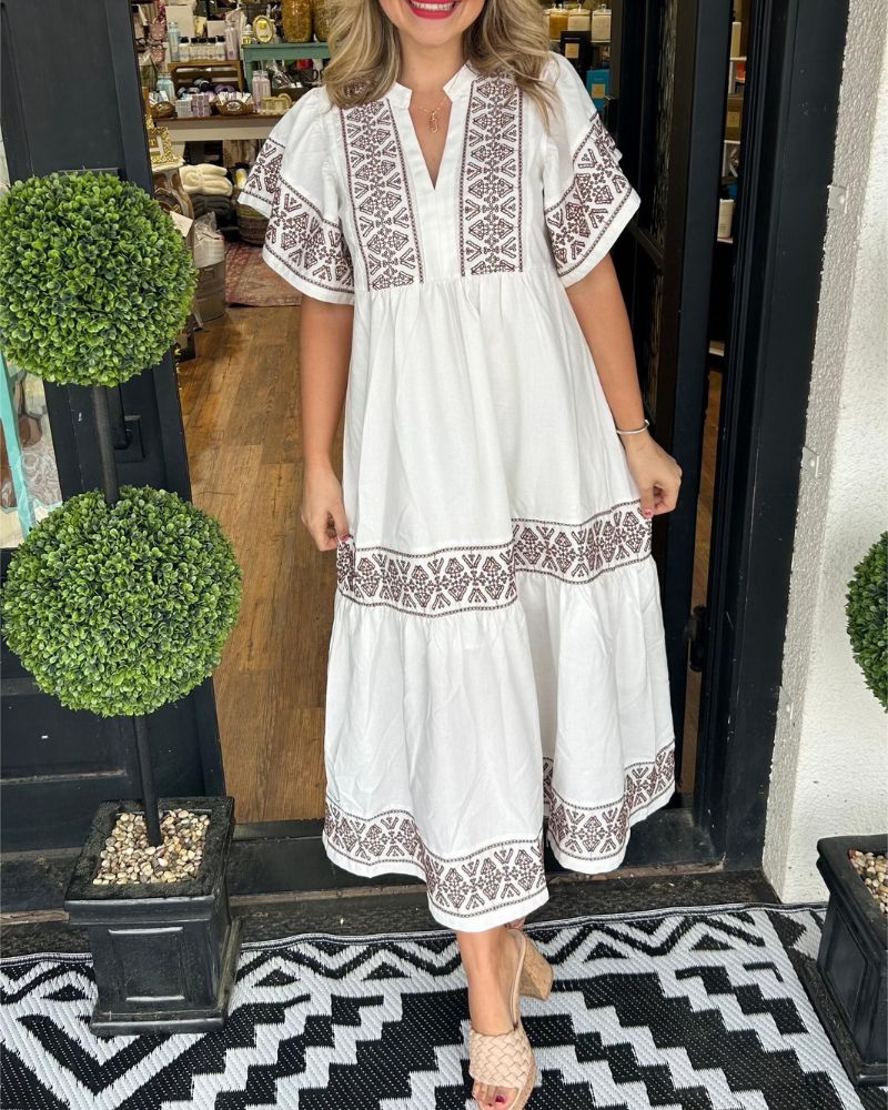 SIARI - Boho Maxi Dress