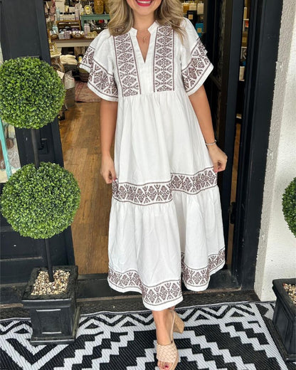 SIARI - Boho Maxi Dress