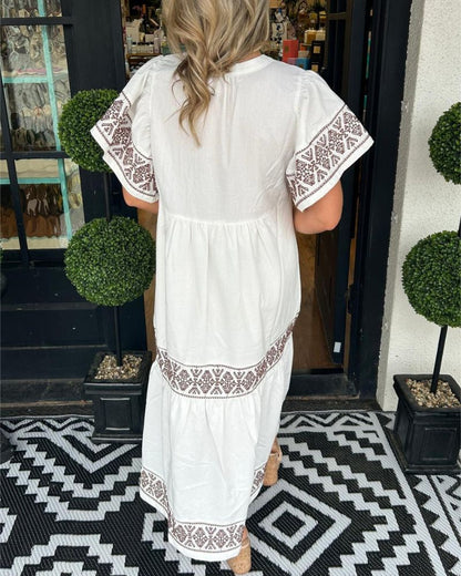 SIARI - Boho Maxi Dress