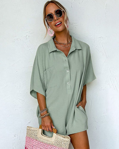 IVETTE - ROMPER WITH POCKETS