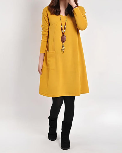 DEMARI - CASUAL DRESS WITH POCKETS