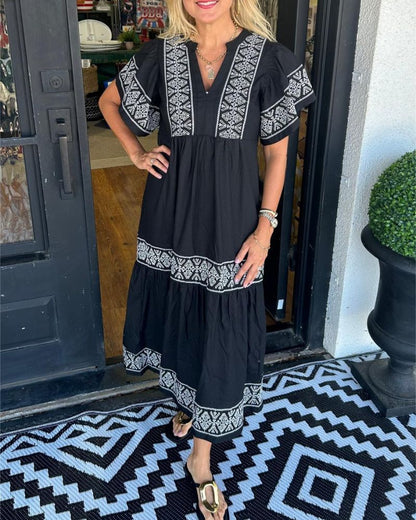 SIARI - Boho Maxi Dress