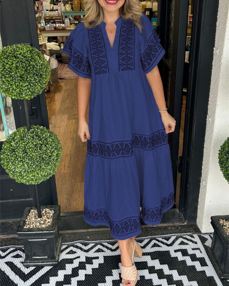 SIARI - Boho Maxi Dress