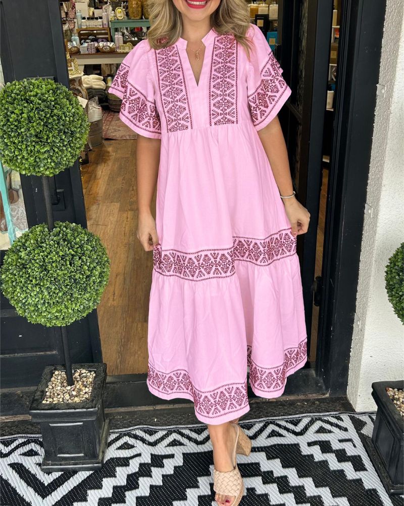 SIARI - Boho Maxi Dress