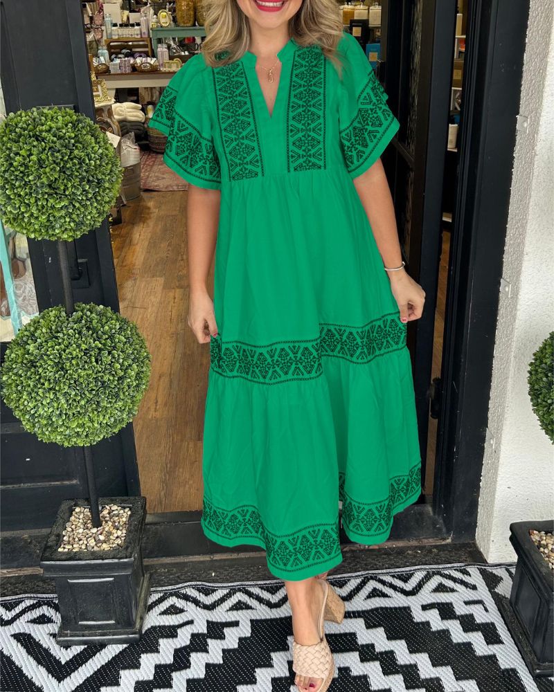 SIARI - Boho Maxi Dress