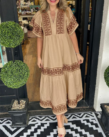 SIARI - Boho Maxi Dress