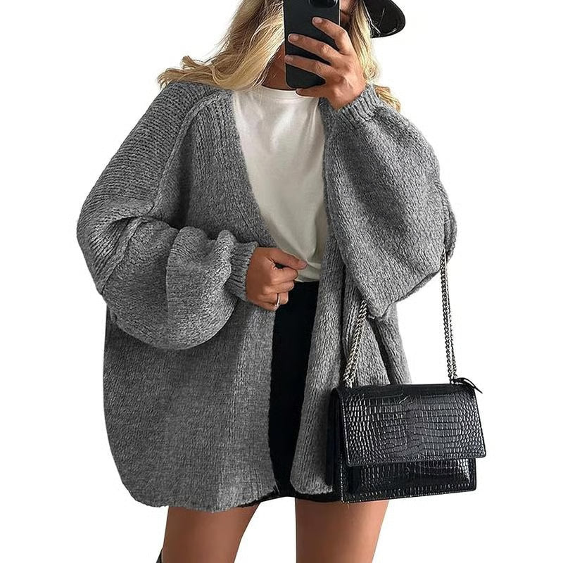Women's Oversized Cardigan Sweater #KAL5360
