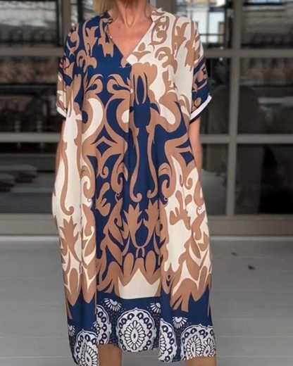 SADARA - VIBRANT PRINTED DRESS